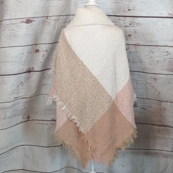 ❤️Mixit Toggle Poncho Cape Vintage Y2K Soft and Warm - Picture 2 of 4